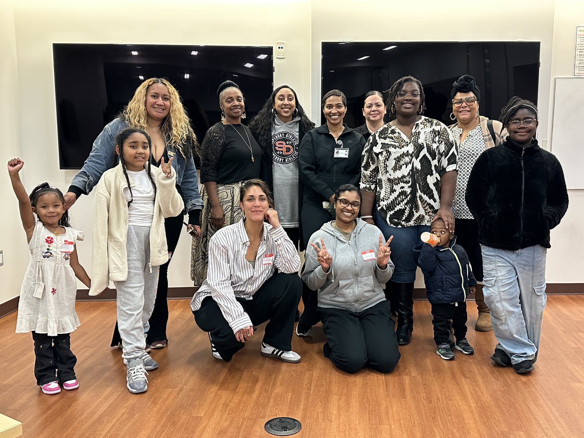 The People’s Collective community — CAB members and families together at a gathering